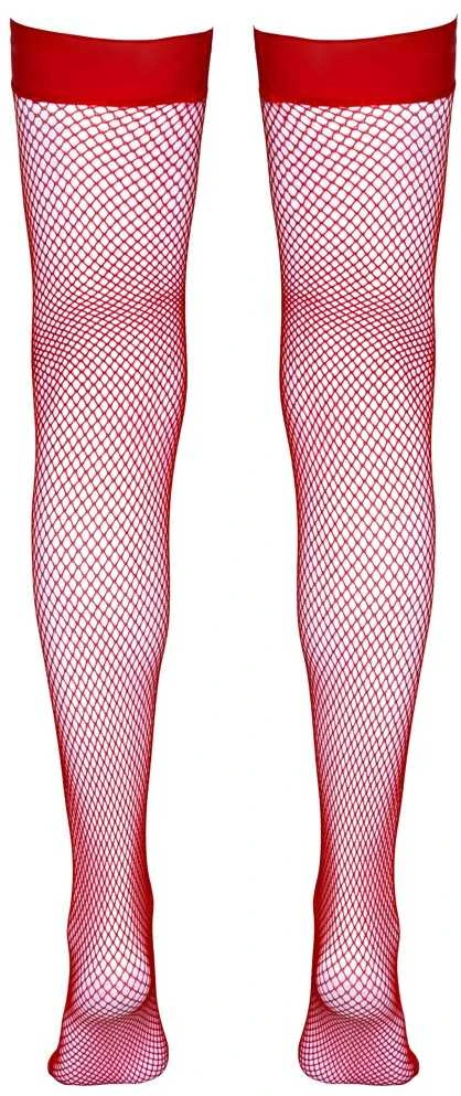 Cottelli Legwear Laikomos kojinės raudonos M
