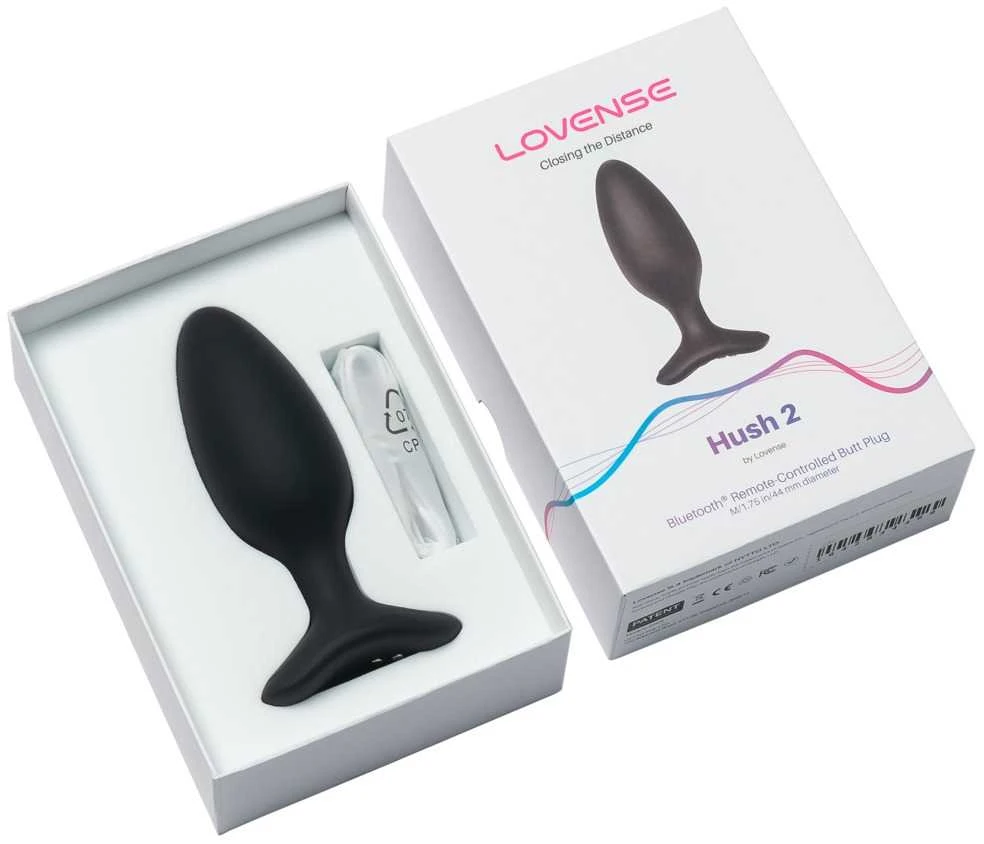 Lovense - Hush 2 Butt Plug M 45 mm