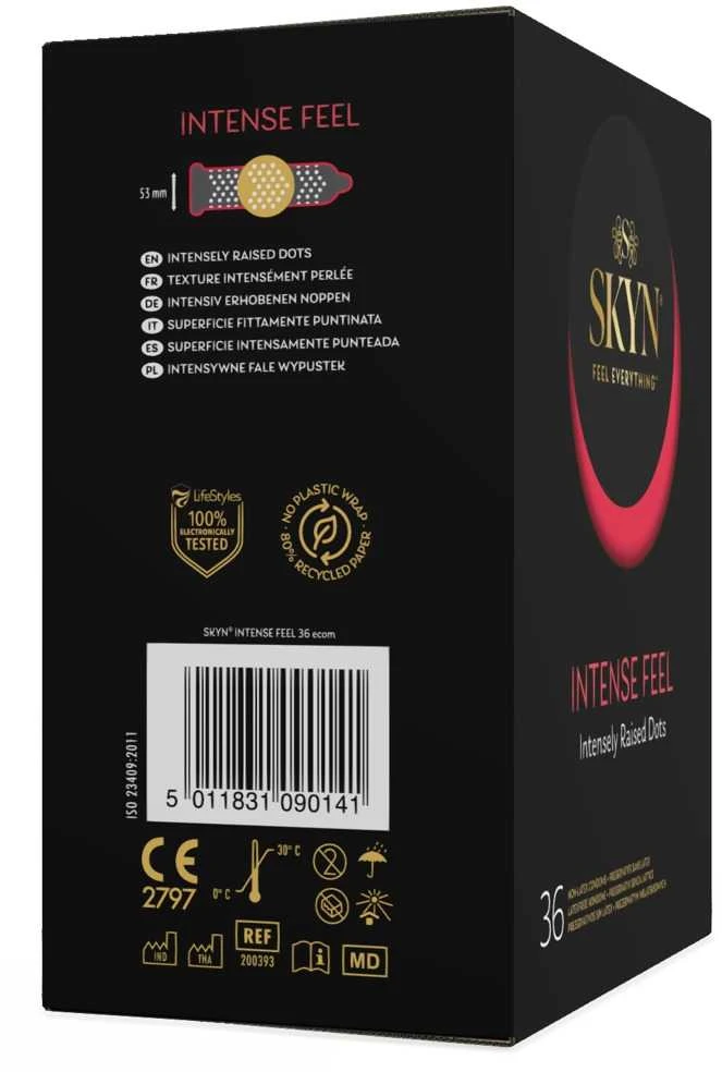 SKYN Intense Feel Prezervatyvai be latekso (36 vnt.)