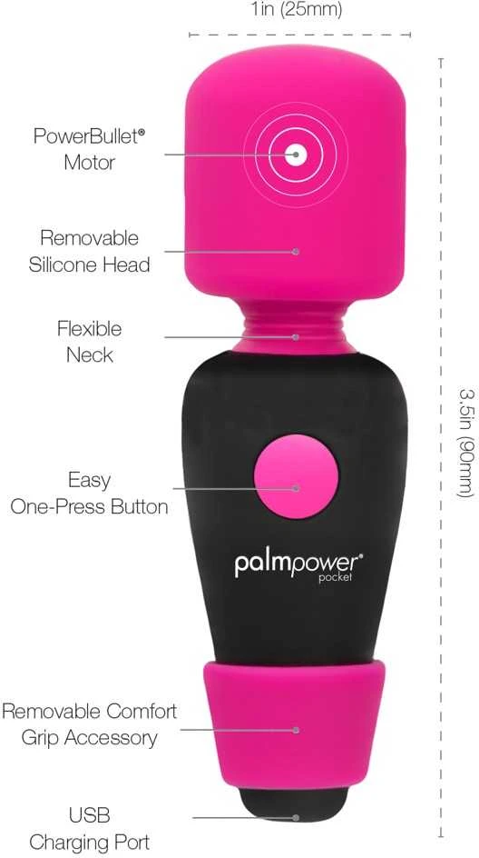 Palm Power PalmPower - Pocket Wand Massager