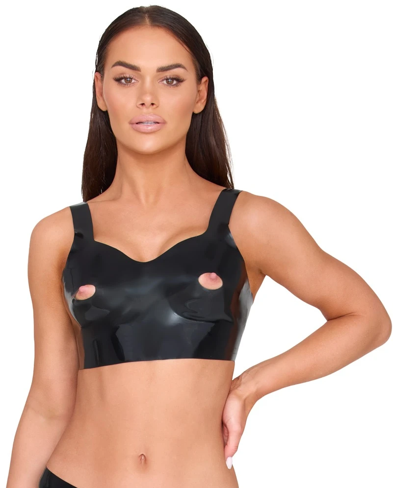 Latex Bra Top