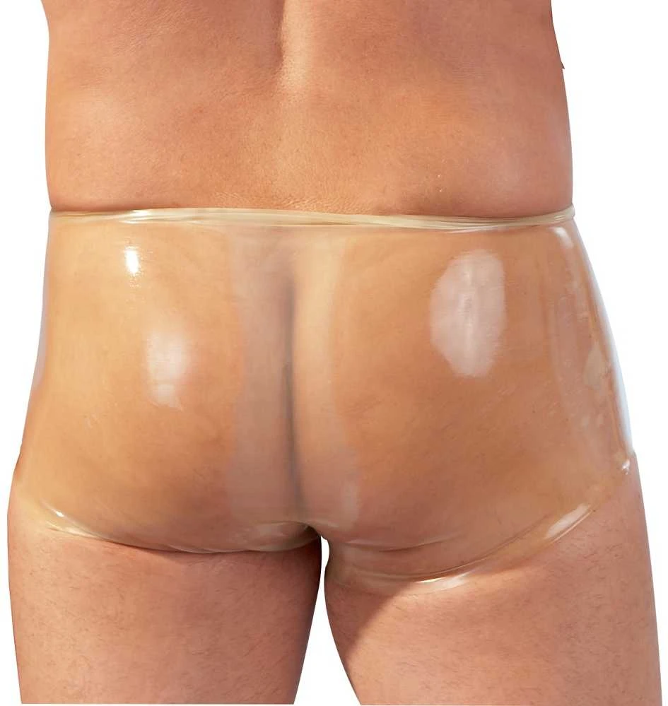 Late X Men's Latex Pants transp. L/XL