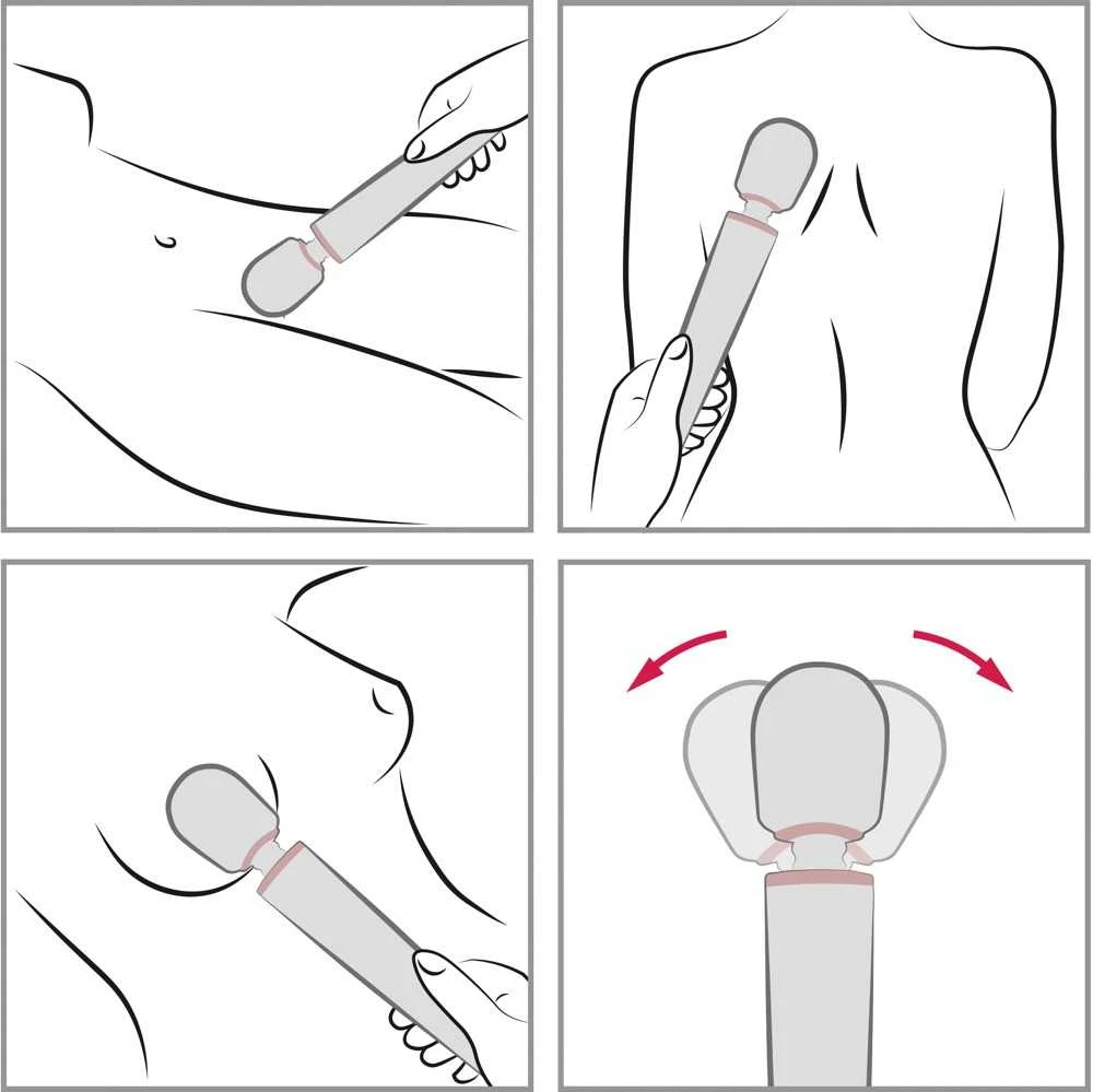 Le Wand - Rechargeable Massager Juodas