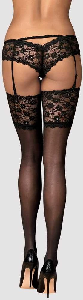 Obsessive - Letica kojinės Juodas S/M