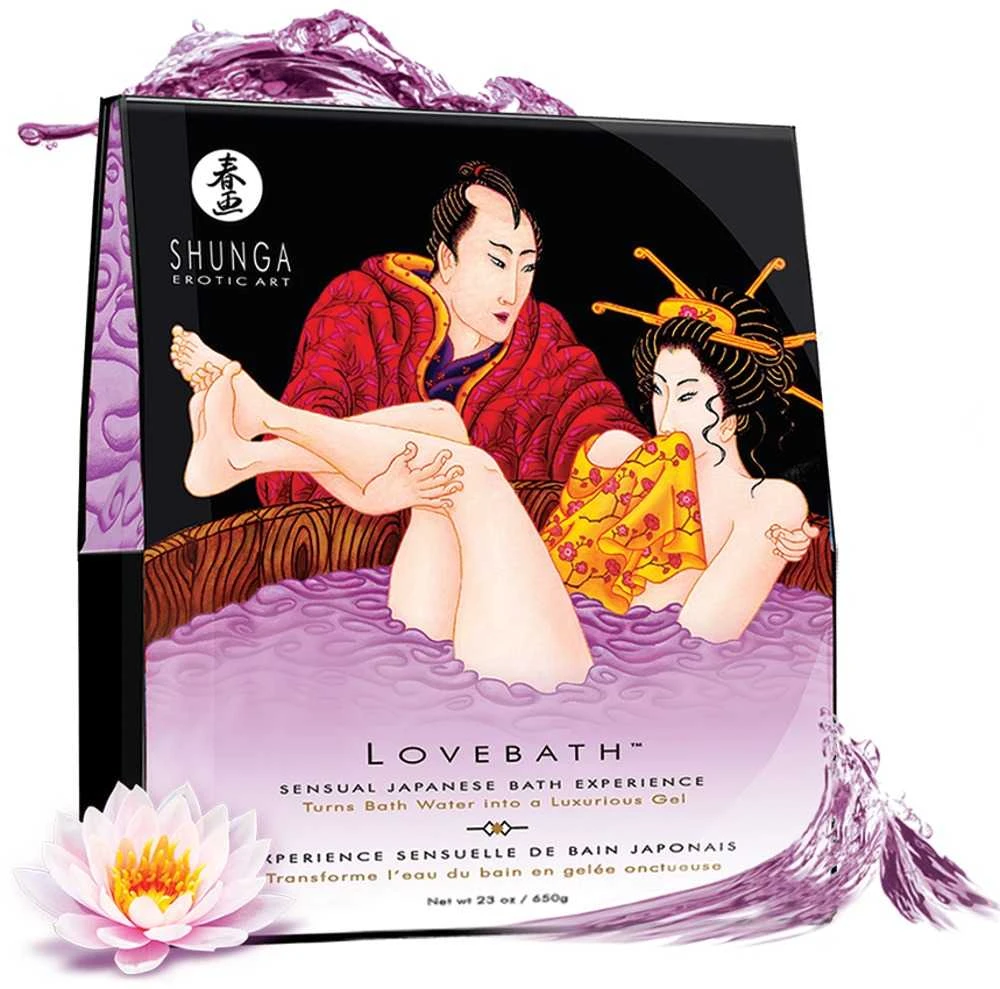 Shunga - Lovebath Sensual Lotus vonios druska 650 g.