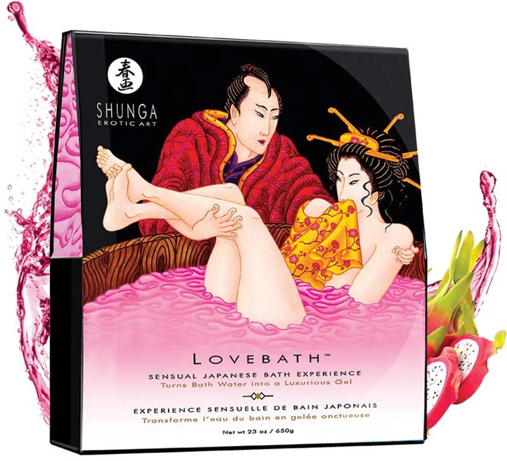 Shunga - Lovebath Dragon Fruit vonios druska 650 g.