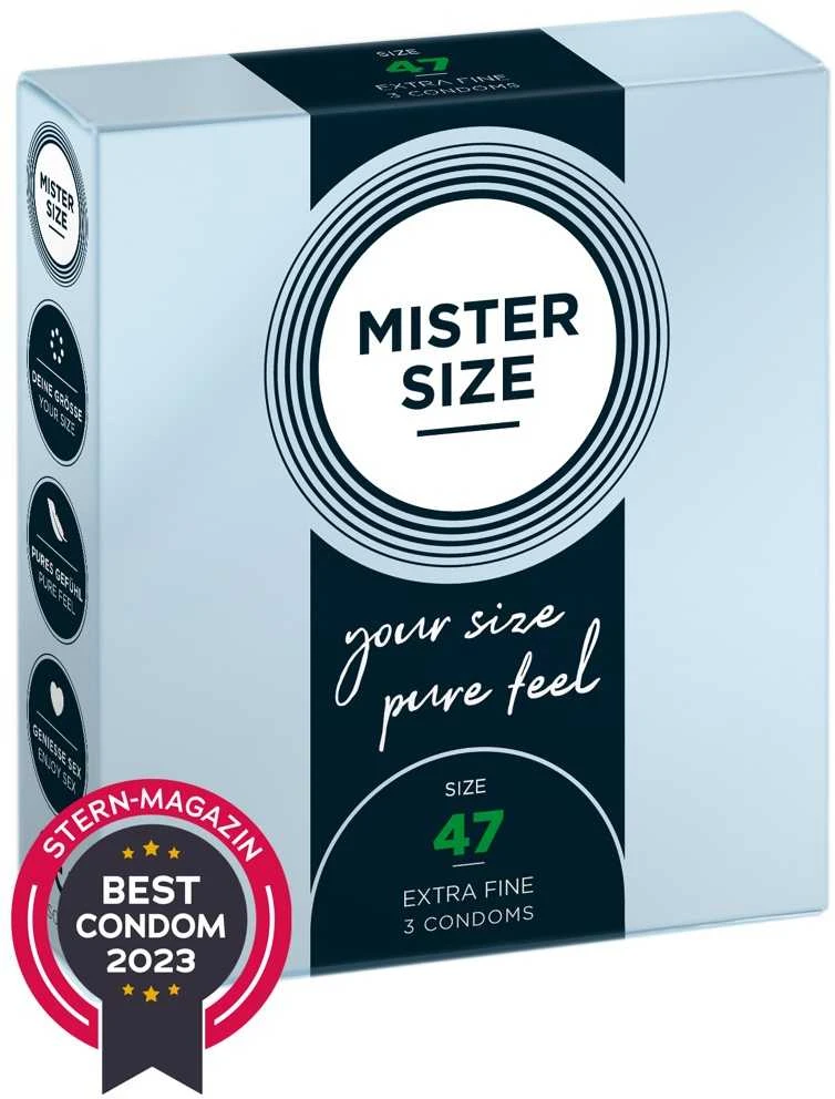 Mister Size 47mm pakuotė po 3 vnt
