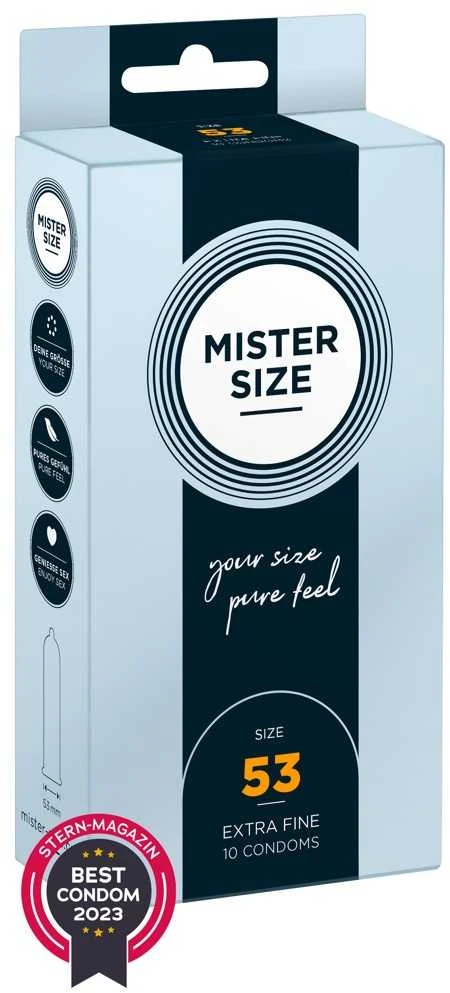 Mister Size 53mm pakuotė po 10 vnt
