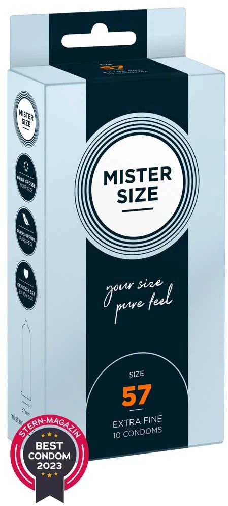 Mister Size 57mm pakuotė po 10 vnt