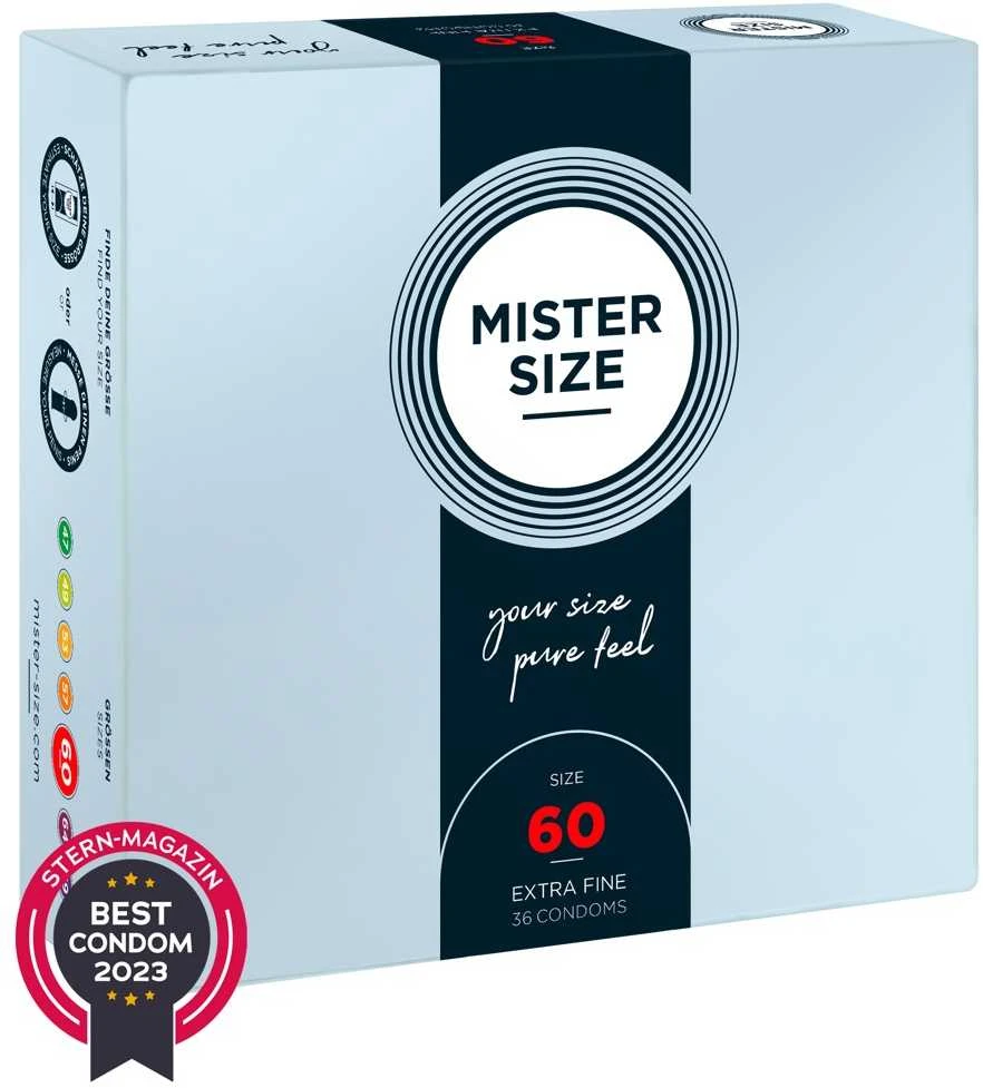 Mister Size 60mm pakuotė 36 vnt