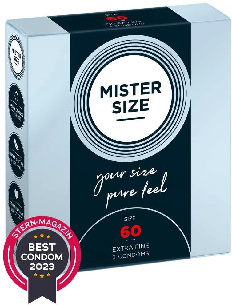 Mister Size 60mm pakuotė po 3 vnt