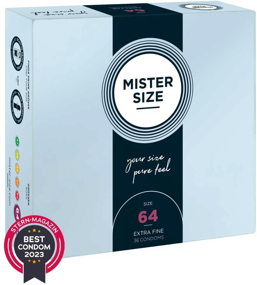 Mister Size 64mm pakuotė po 36 vnt