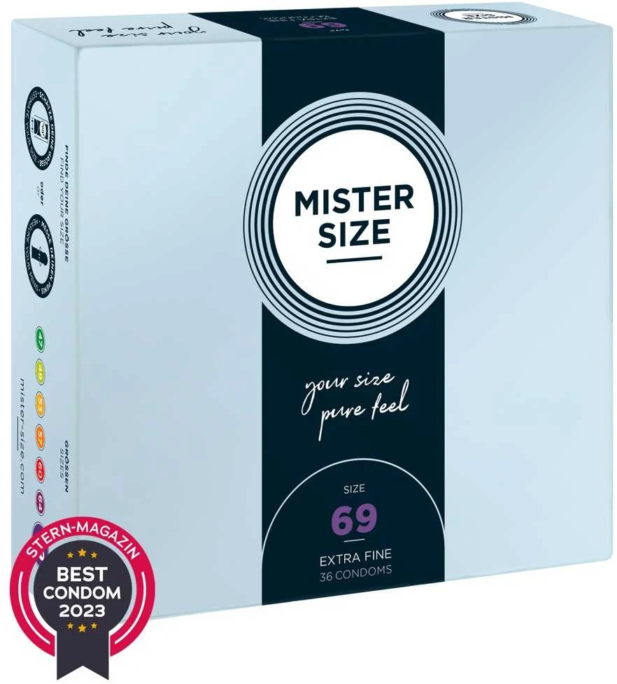 Mister Size 69mm pakuotė po 36 vnt