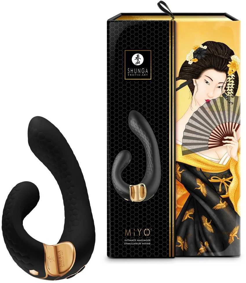 Shunga - Miyo Intimate Massager Juodas