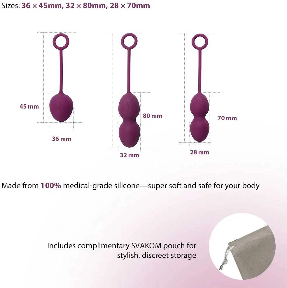 Svakom - Nova Kegel Balls Violet
