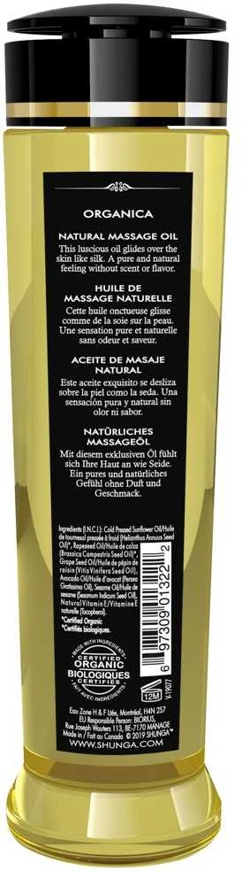 Shunga Oil Organica Natural240