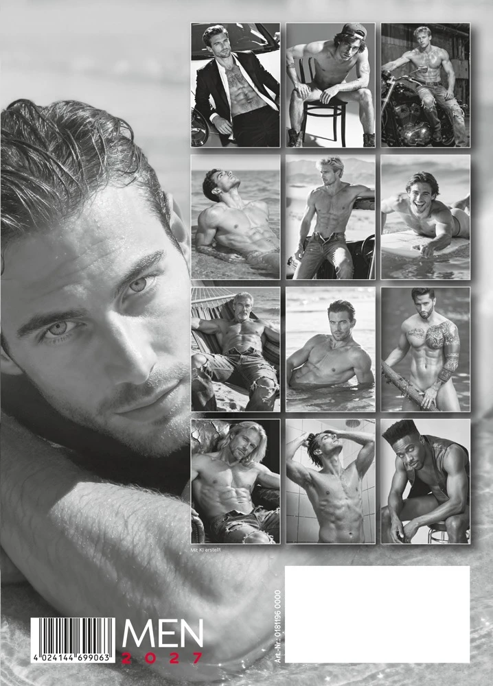 Pin-up Calendar Men 2027