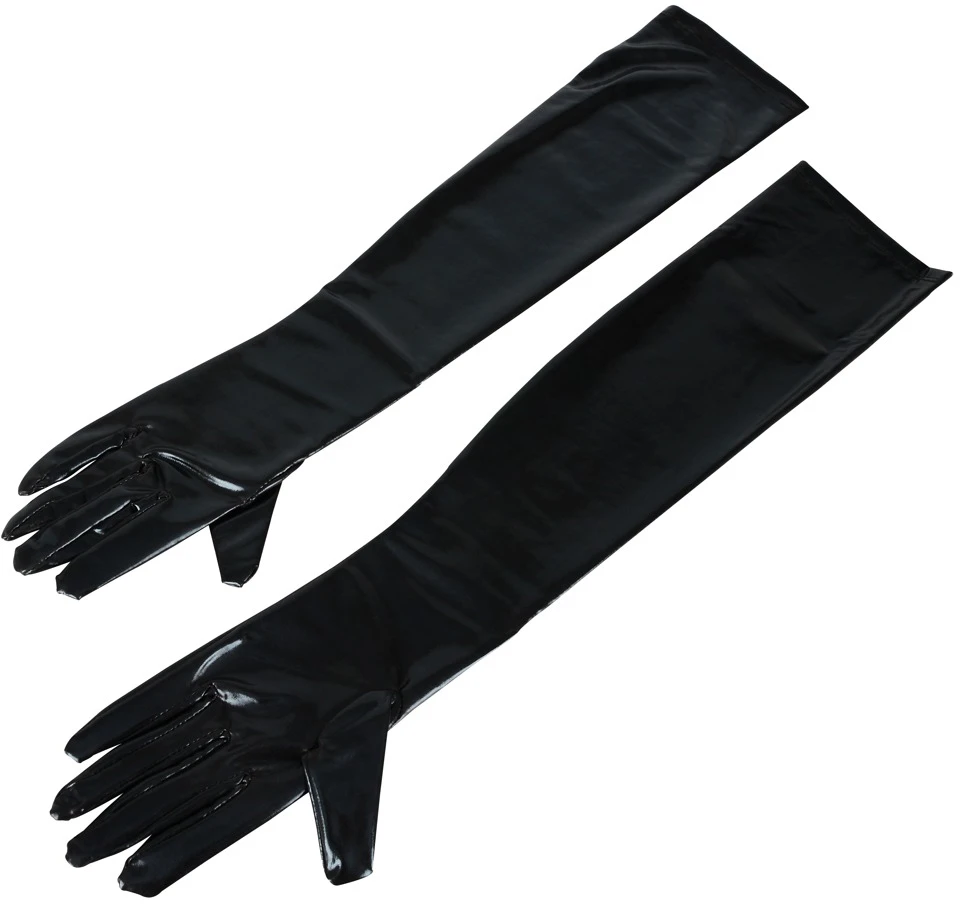 Cottelli Accessoires Pirštinės Wet Look S-L