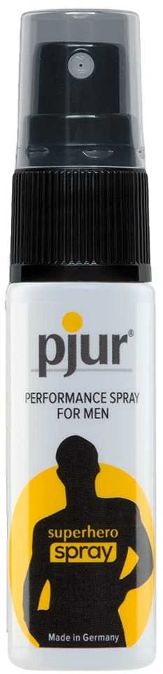 Pjur Superhero Performance Spray Purškiklis vyrams atidedantis ejakuliaciją (20 ml)