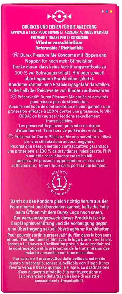 Durex Pleasure Me x 40