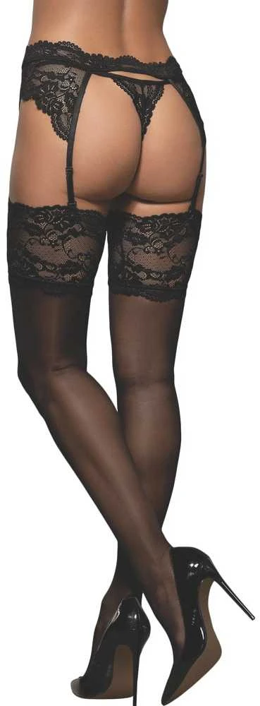 Obsessive - 810-STO-1 Stockings Juodas S/M