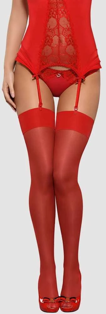 Obsessive - S800 kojinės Raudona L/XL