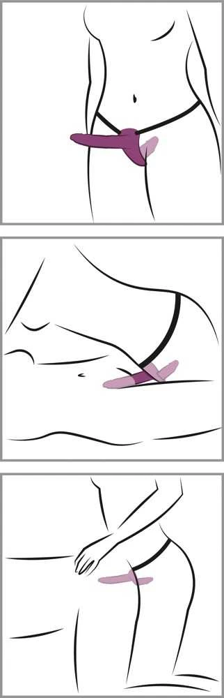 You2Toys Vibruojantis Strap-on Duo