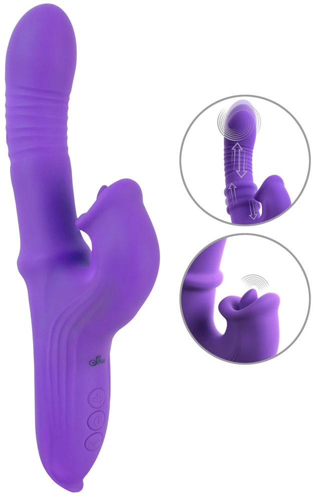 Thrusting Vibrator with a Moving Ring