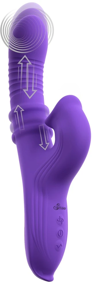 Thrusting Vibrator with a Moving Ring