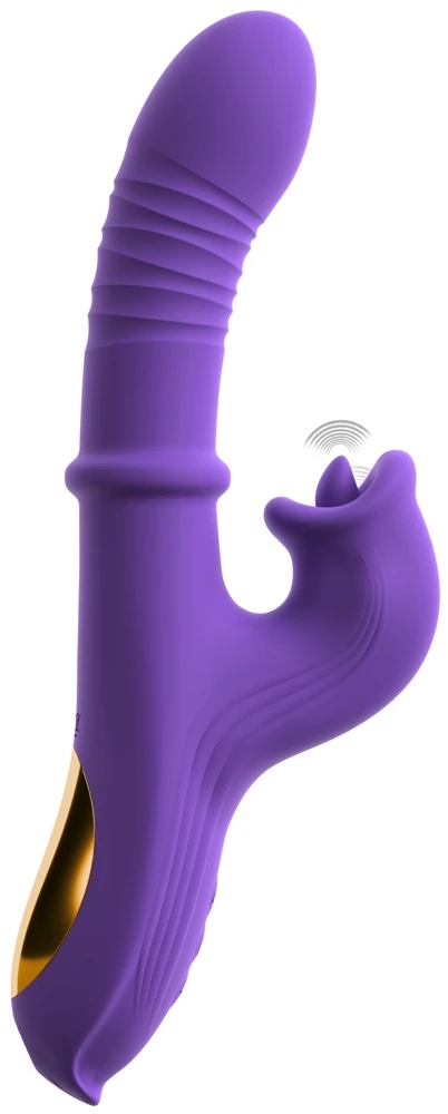 Thrusting Vibrator with a Moving Ring