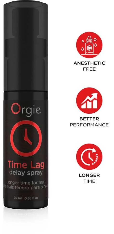 Orgie Time Lag Delay Spray Purškiklis vyrams atidedantis ejakuliaciją (25 ml)