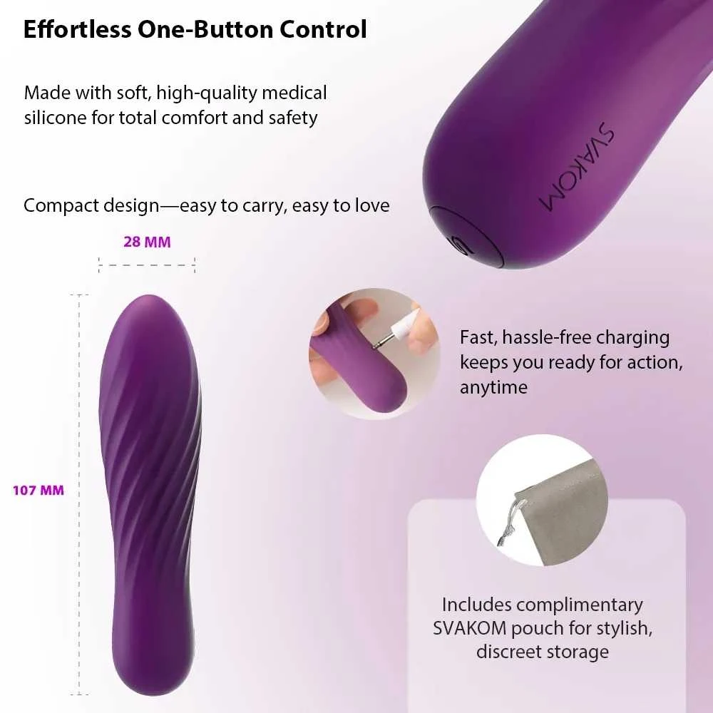 Svakom - Tulip Vibrator Violet