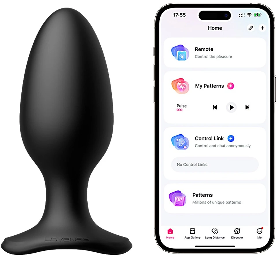 Lovense - Hush 2 Butt Plug L 57 mm