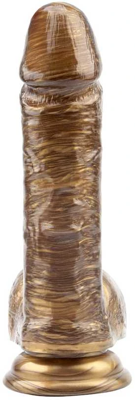 Darkmuscle Dildo realistinis varpos sėklidės siurbtukas 19 cm