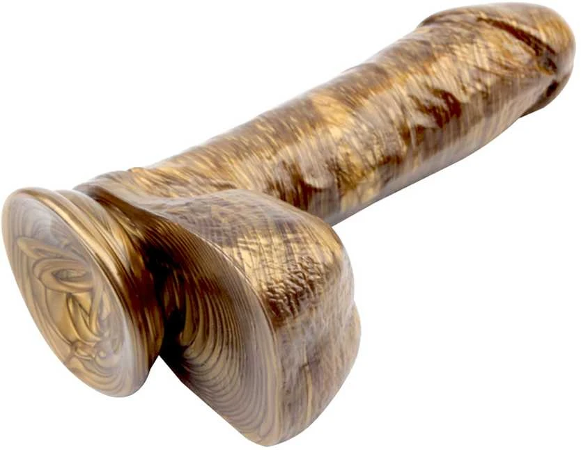 Darkmuscle Dildo realistinis varpos sėklidės siurbtukas 19 cm