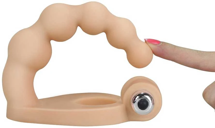 Lovetoy Guminis dirželis su vibratoriumi, varpos atidarymas 16.5