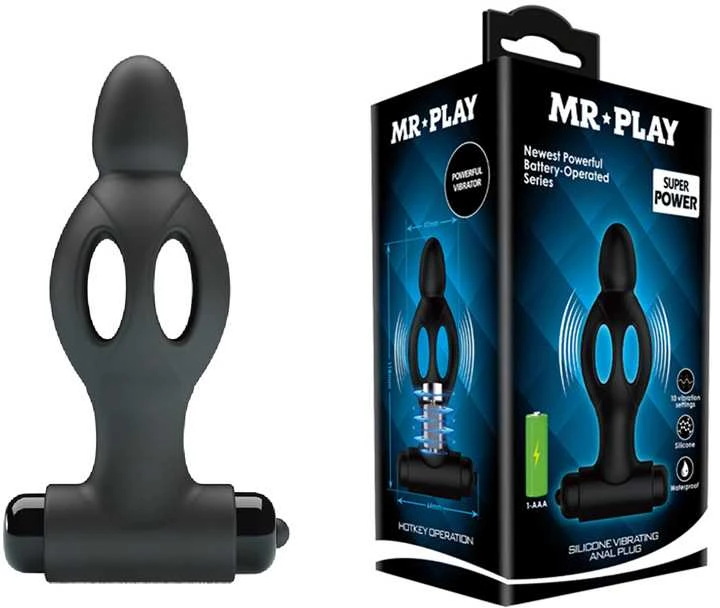 Mr Play LYBAILE Mr.Play Powerful Vibrator Juodas
