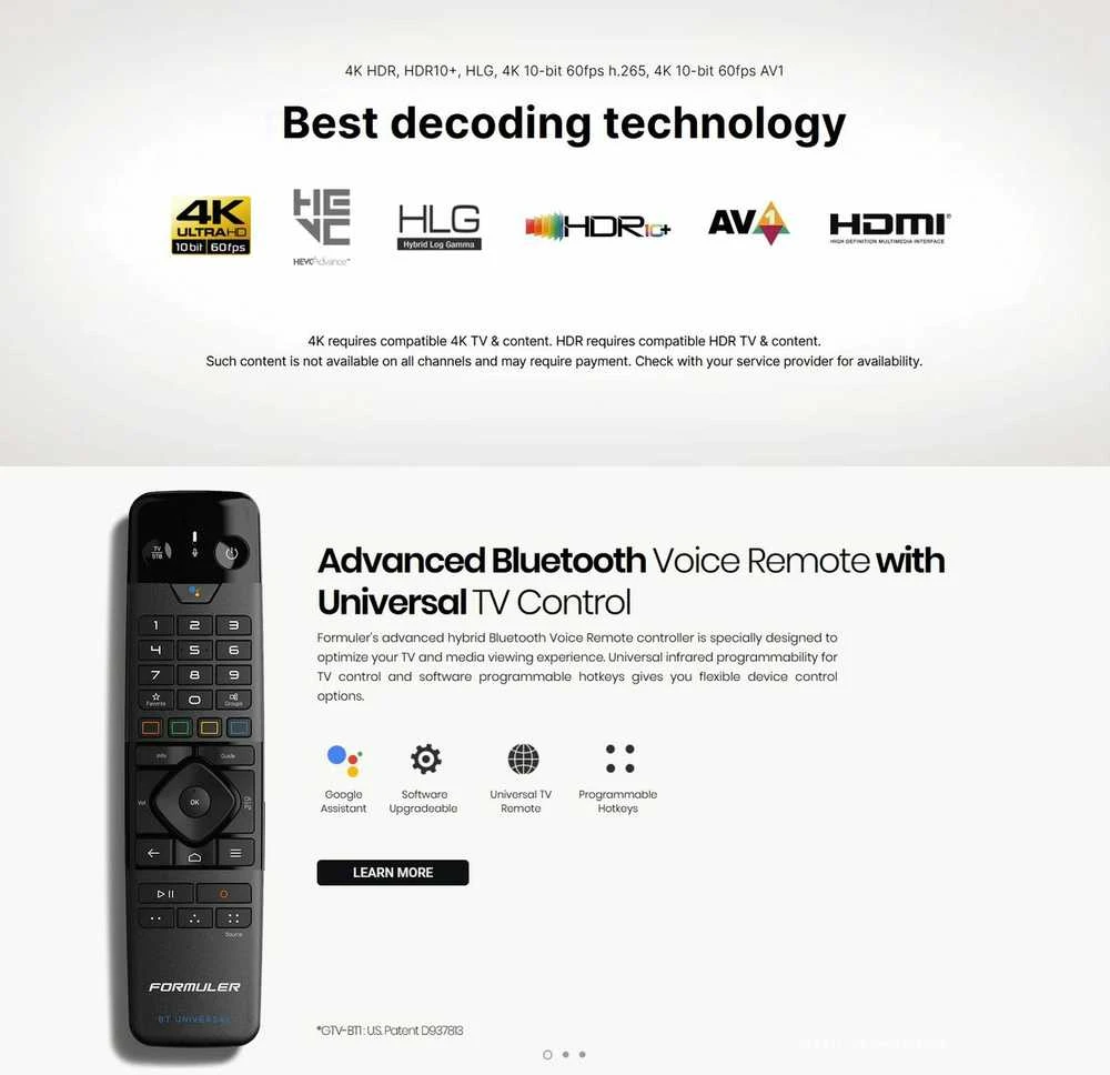Formuler Z MINI Android 12 OTT IPTV imtuvas