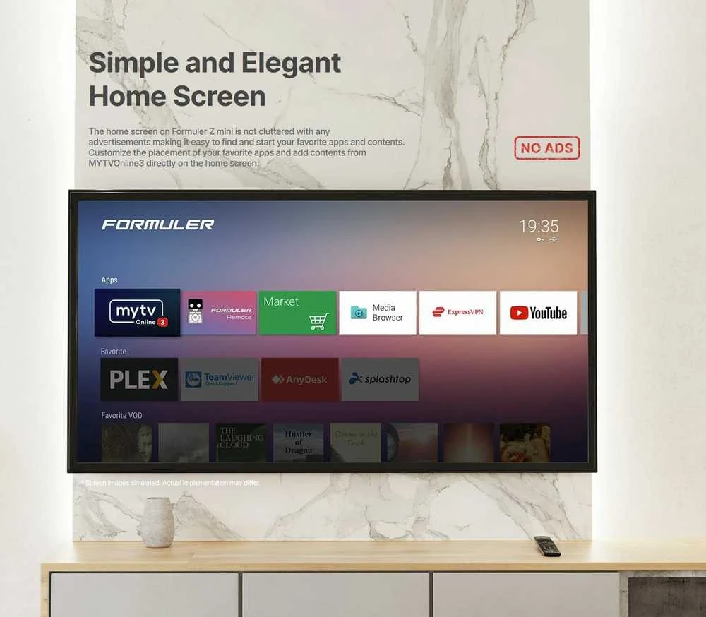 Formuler Z MINI Android 12 OTT IPTV imtuvas