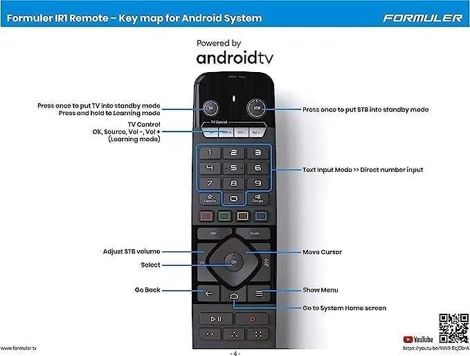 Formuler Z10 NEO 4K Android 10 OTT IPTV imtuvas