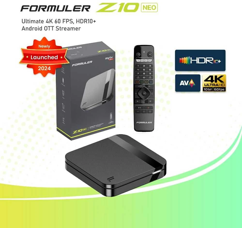 Formuler Z10 NEO 4K Android 10 OTT IPTV imtuvas
