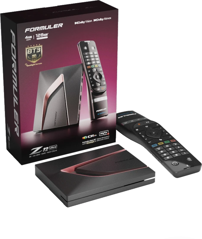 Formuler Z12 Ultra BT3 Edition 4K Android 12 TV Priedėlis IPTV imtuvas