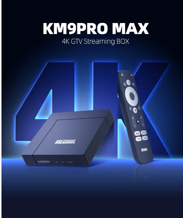 MECOOL KM9 PRO MAX 2/32GB Android 12 (14) TV Box IPTV imtuvas