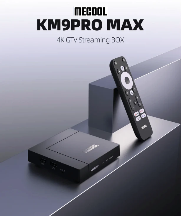 MECOOL KM9 PRO MAX 2/32GB Android 12 (14) TV Box IPTV imtuvas