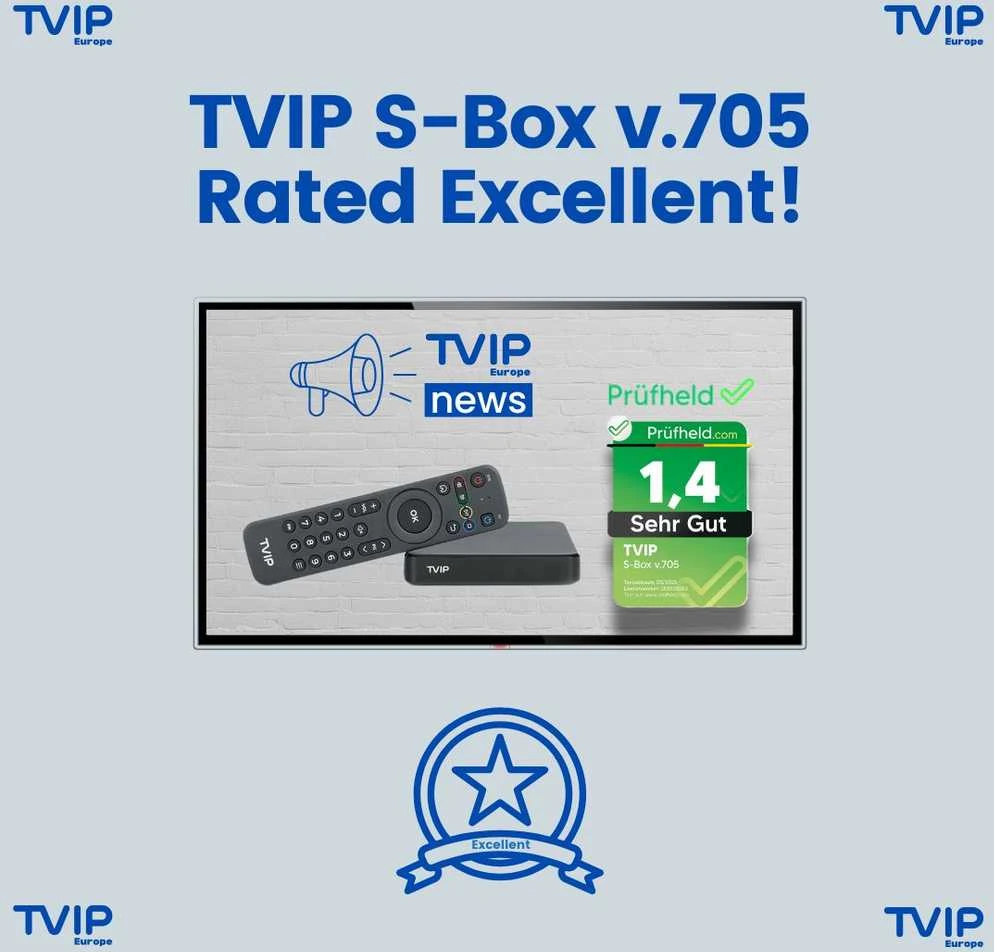 TVIP S-Box v.705 BTV Voice 4K UHD Android 11 IPTV imtuvas