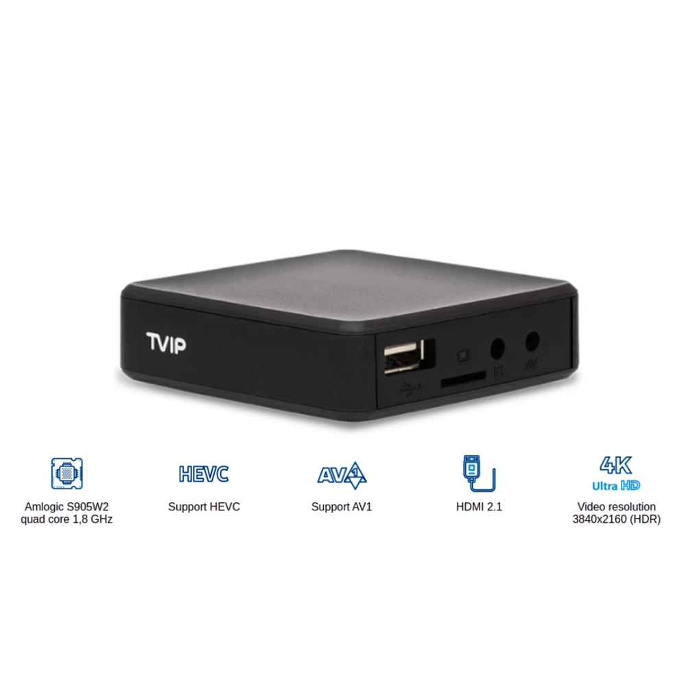 TVIP S-Box v.710 4K UHD Android 11 IPTV imtuvas