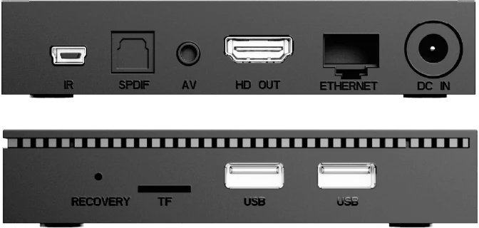 Vaizdo grotuvas uCLan Anet Android 11.0 TV Smart Tv Box su Bluetooth pulteliu