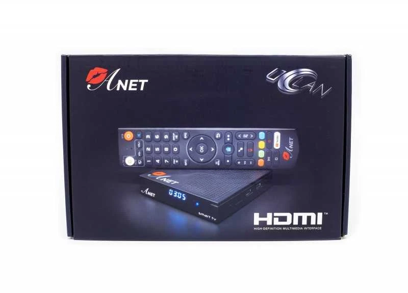 Vaizdo grotuvas uCLan Anet Android 11.0 TV Smart Tv Box su Bluetooth pulteliu
