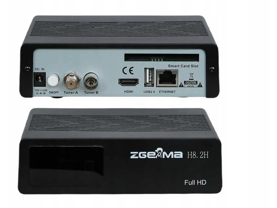 ZGEMMA H8.2H Combo Full HD TV imtuvas (SAT + DVB-T2/C)
