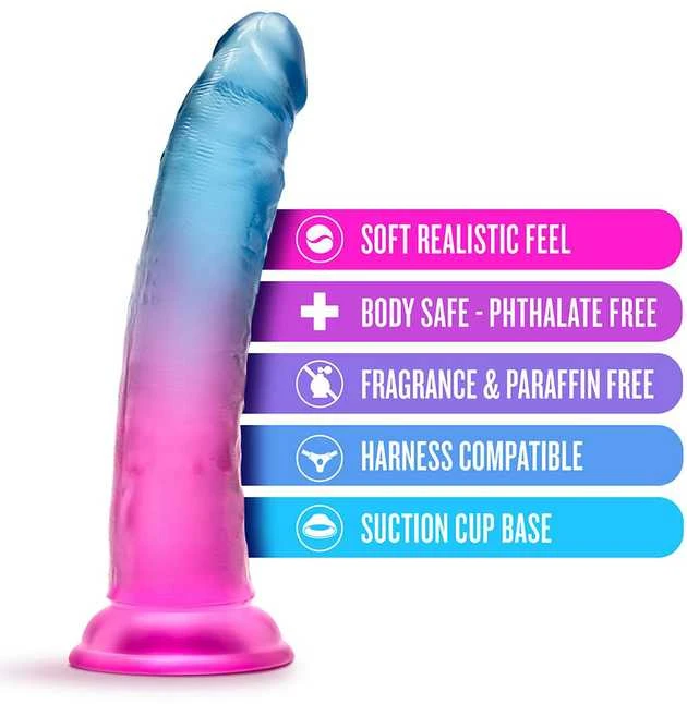 Dreamtoys Blush B JŪSŲ GRAŽUS DANGUUS 7 colių DILDO SAULĖLYDIS